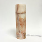 Onyx Cylinder Lamp 12" Pink