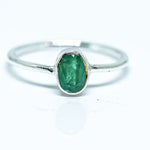 Petite Emerald Ring