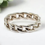 Sterling Chain Ring