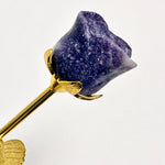 Lepidolite Quartz Rose Gold Stem