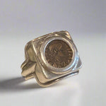 Roman Bronze Ring 350-450 CE Size 8