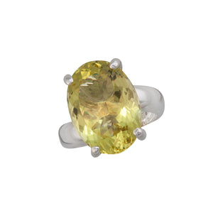Marquise Citrine Ring
