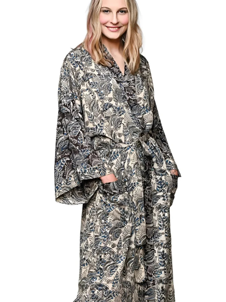 Kalamkari Kimono Robe