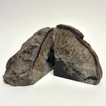 Geode Agate Bookends Black 9.5 pounds