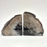 Geode Agate Bookends Black 9.5 pounds