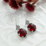 Red Drop Earrings
