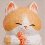 Orange Kitty with Fish