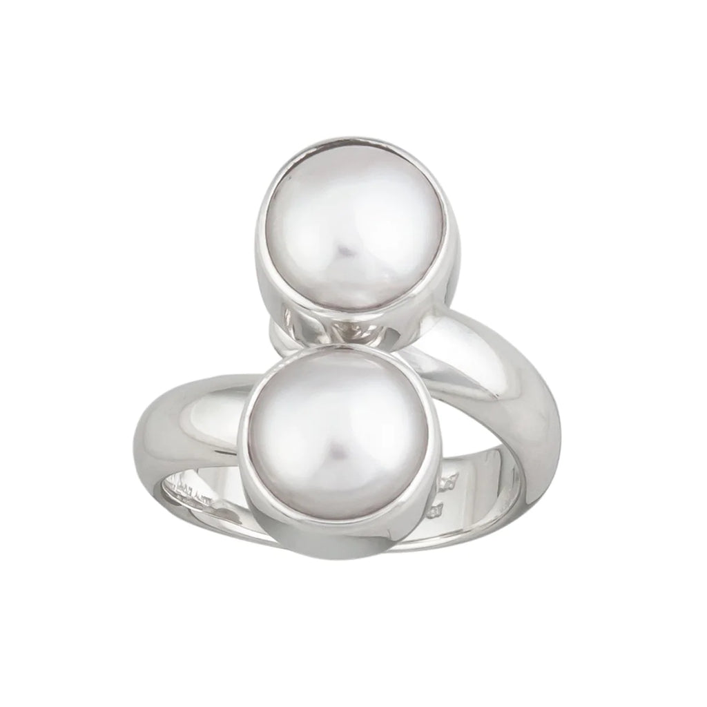 Twin Pearl Ring