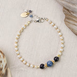 Freshwater Pearl, Kyanite & Iolite Bracelet