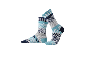 Solmate Crew Socks Snowfall