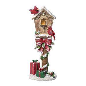 Christmas Cardinal Birdhouse