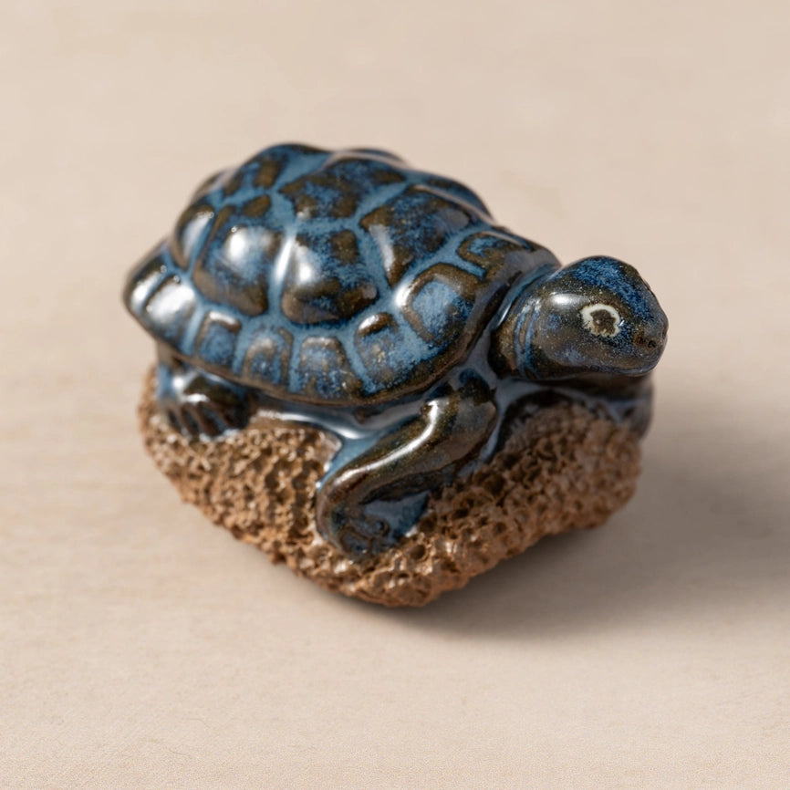 Stoneware Pedicure Turtle