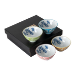 Colorful Cherry Blossom Bowl Set