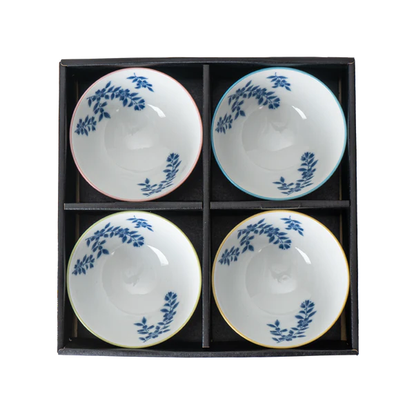 Colorful Cherry Blossom Bowl Set