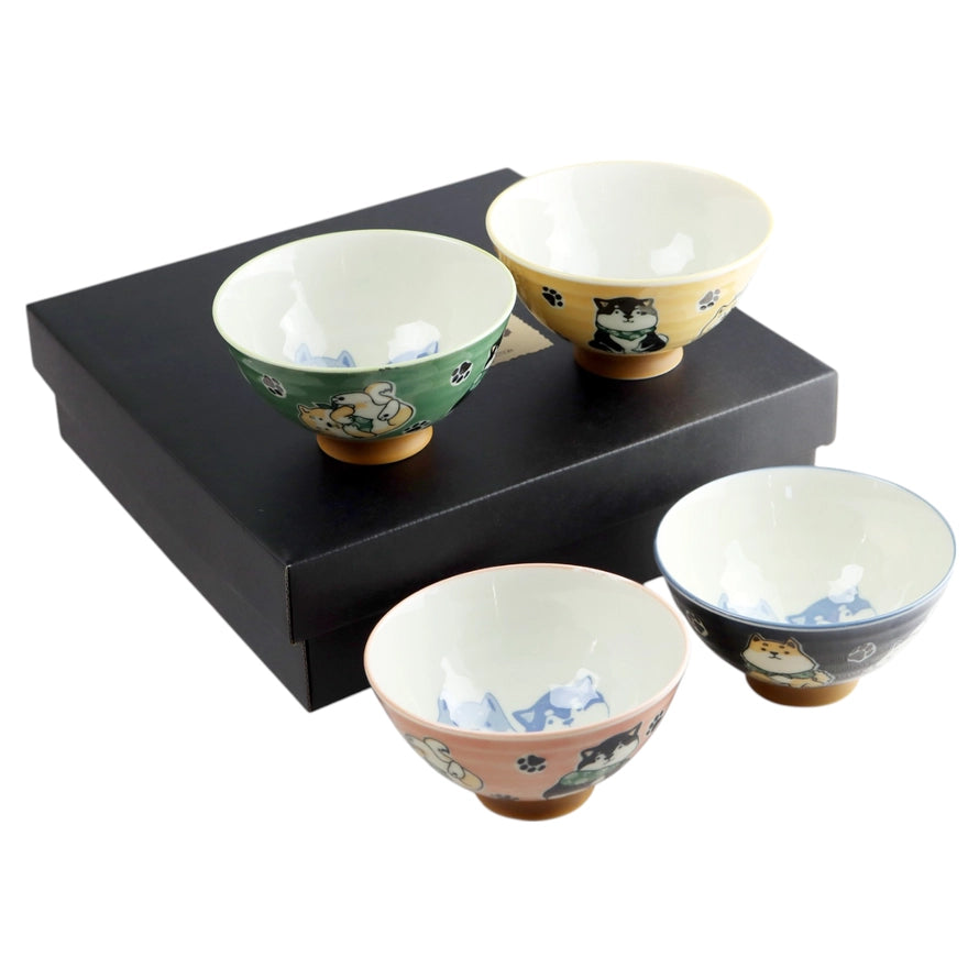 Shiba Inu Dog Bowl Set