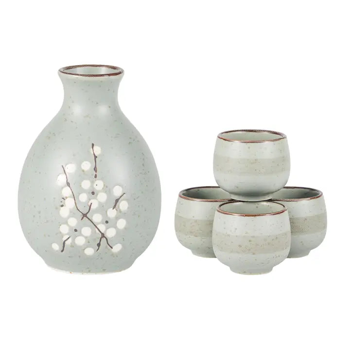 Plum Blossom Sake Set