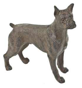 Boxer Cast Iron Sculpture