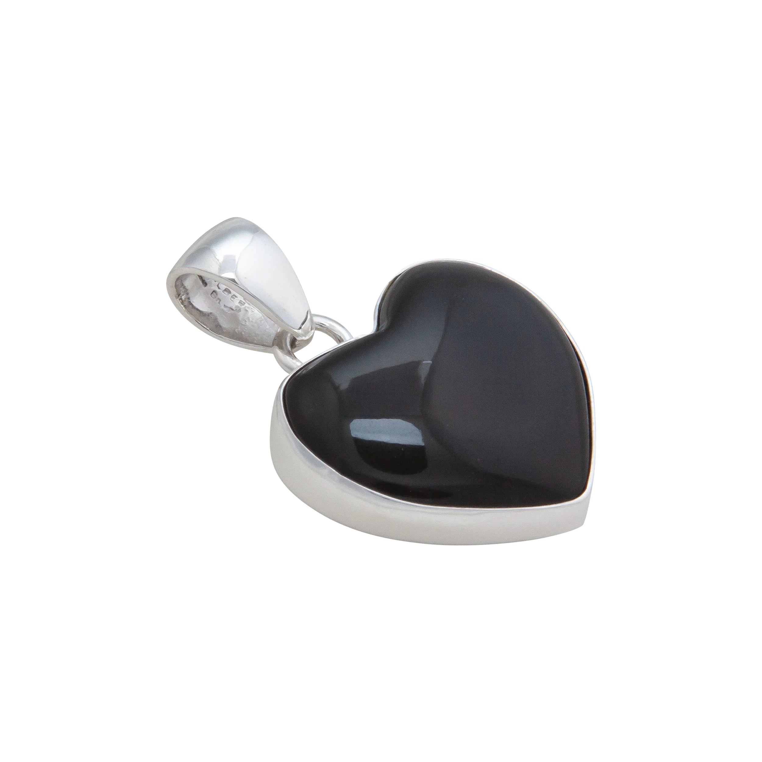 Rainbow Obsidian Heart Pendant