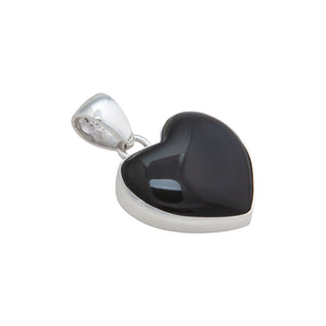 Rainbow Obsidian Heart Pendant