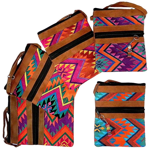 Aztec Design Passport Bag