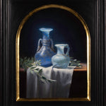 "Blue Glow" Original Oil Painting by Chris Thomas