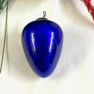 Cobalt Egg Shaped Kugel