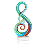 Treble Clef Rainbow Sculpture