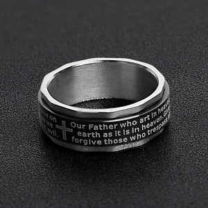 Lord’s Prayer Spinner Ring