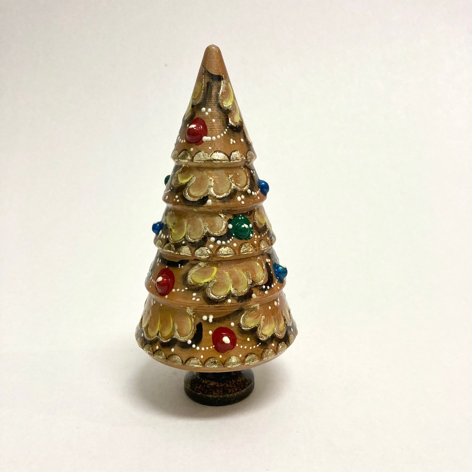 Colorful Tree Matryoshka Gold