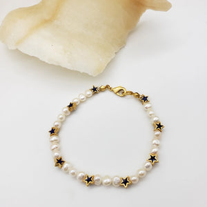 Star & Pearl Bracelet