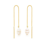 Pearl Threader Earrings