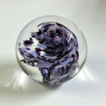 Round Paperweight Purple Mix