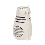 Sleeping Cat Vase
