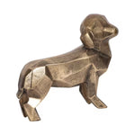 Geometric Dog Sculpture