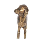 Geometric Dog Sculpture