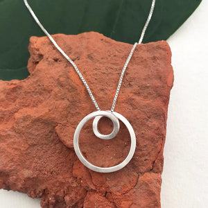 Twin Circle Necklace