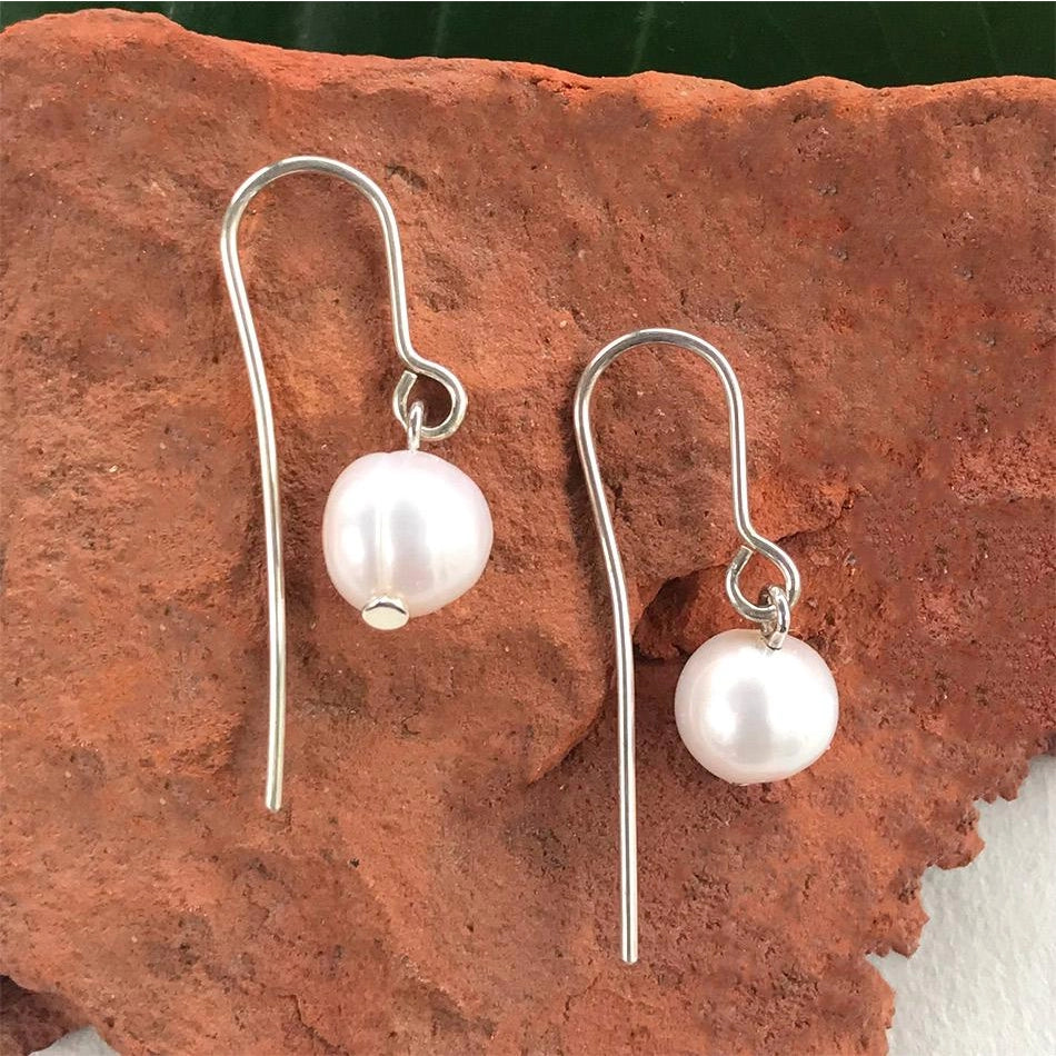 Classic Pearl Drop Earrings