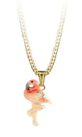Pink Flamingo Necklace