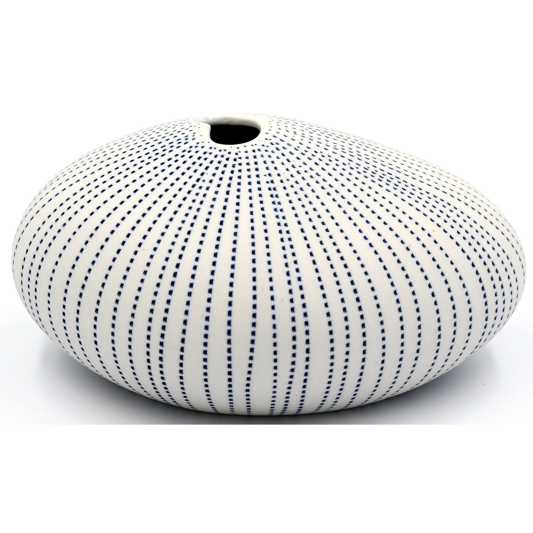 Linear Dot Pebble Vase - Medium