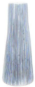 Blue Stripe Bud Vase