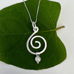 Ancient Spiral Pearl Necklace