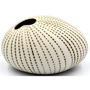 Linear Dot Pebble Vase - Small