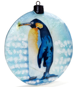 Capiz Penguin Ornament