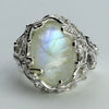 Nouveau Moonstone Ring