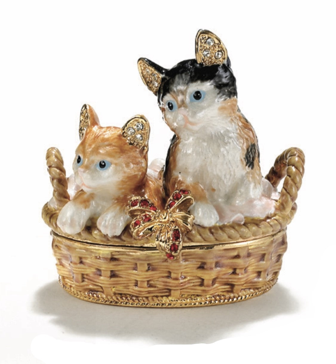 Kittens in a Basket Box