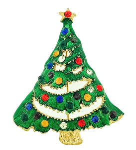 Christmas Tree Brooch