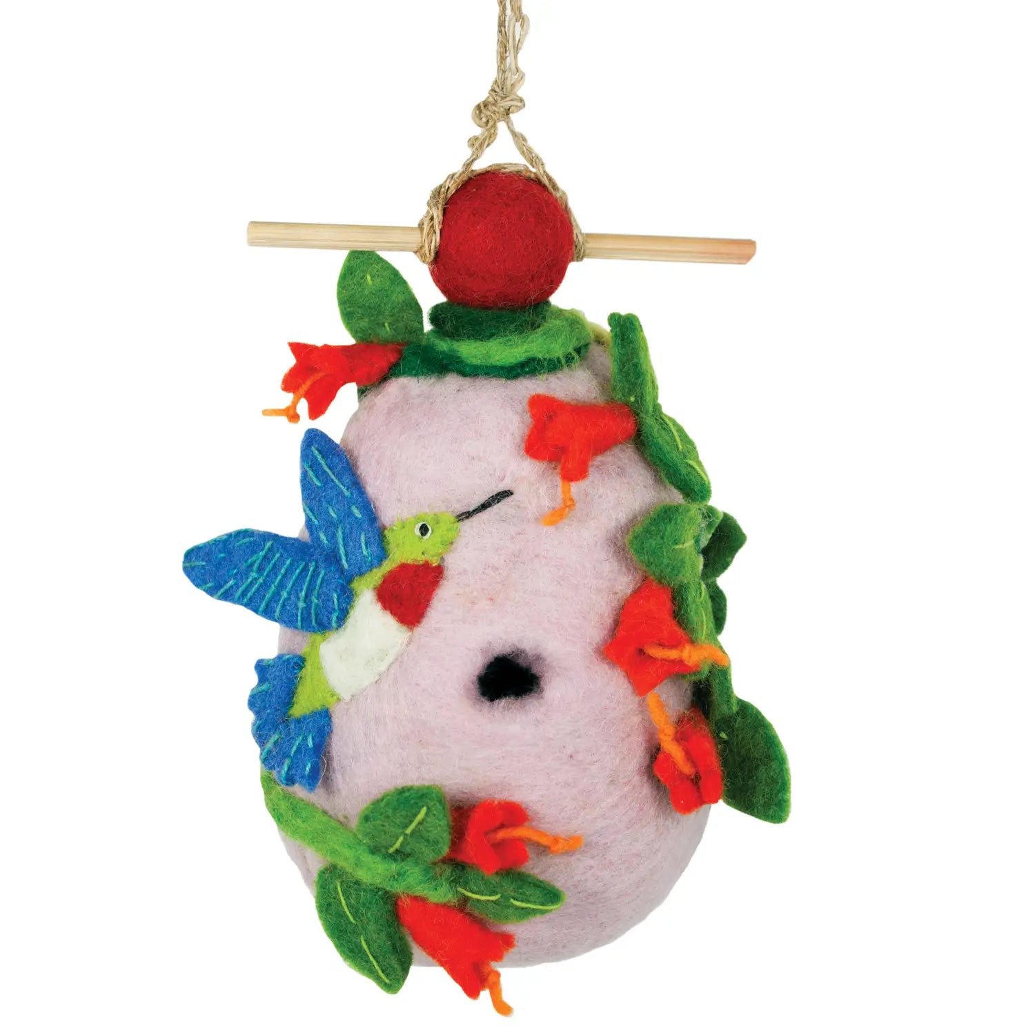 Hummingbird Felt Birdhouse