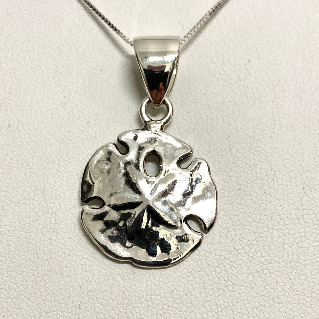 Silver Sand Dollar Necklace