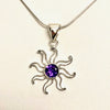 Amethyst Sun Necklace
