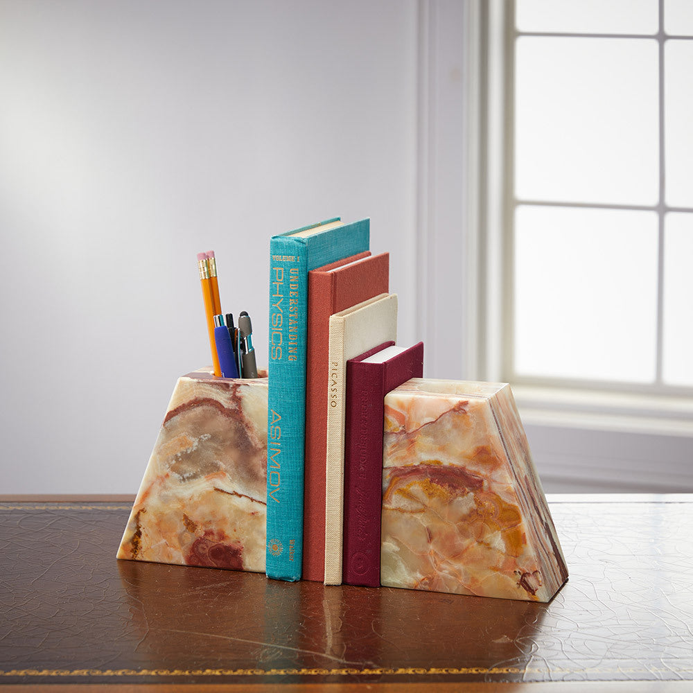 Onyx Bookends